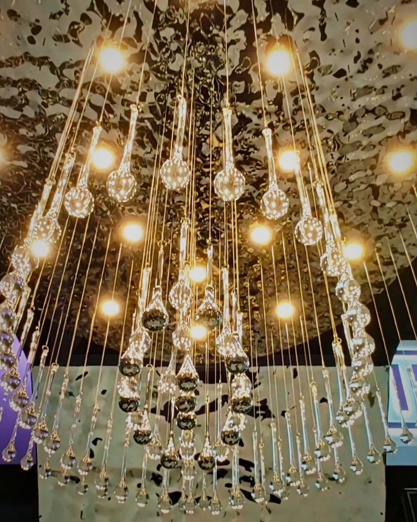 SS CHANDELIER INSTALLATION