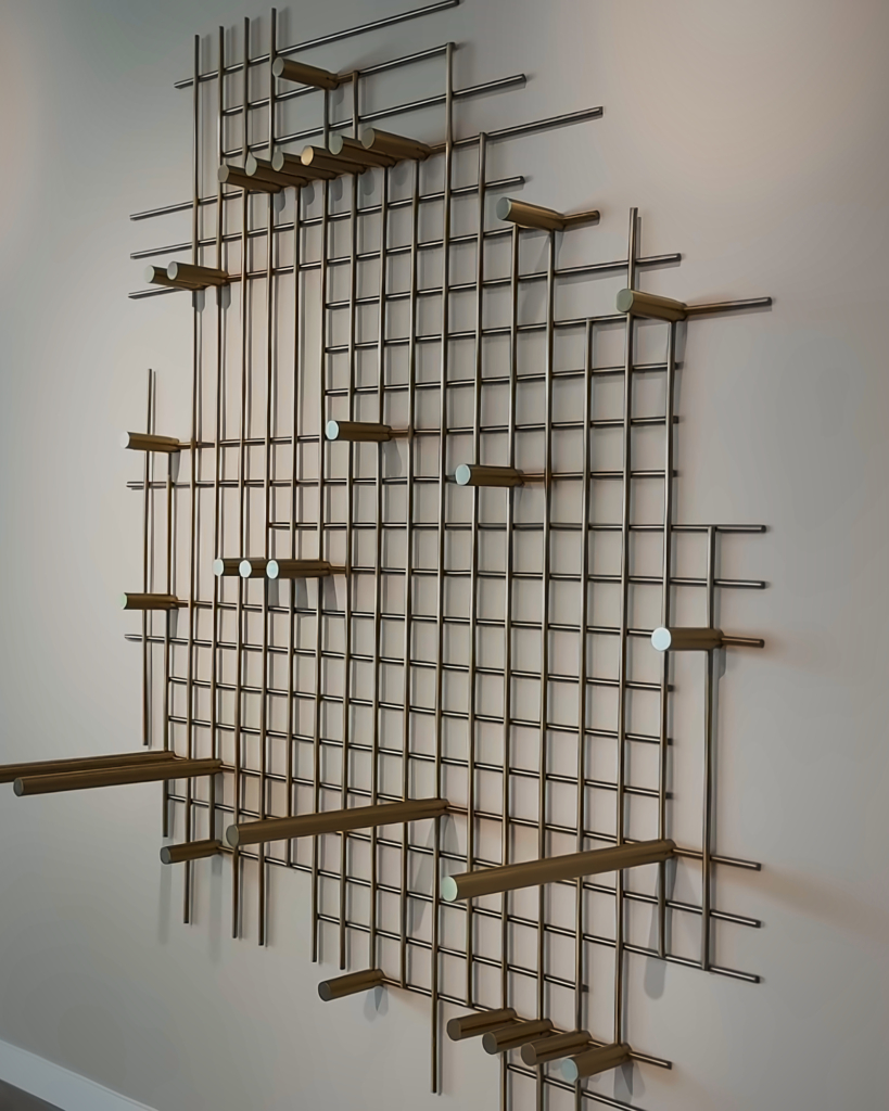 STAINLESS STEEL FEATURE WALL