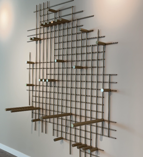STAINLESS STEEL FEATURE WALL